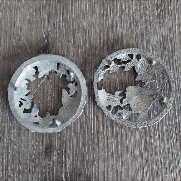 Vintage 1990-1993 Rawcliffe Pewter Potpourri Candle Jar Topper Lid Cover - Picture 2 of 6